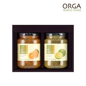 ORGA 제주 액상차 2종 선물세트 550g x 2개입 _P333101719