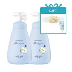 키즈 마일드 바디워시 300ml x 2개 +[GIFT] 세안밴드, 실키 샴푸 30ml (기간:8/9~8/18)