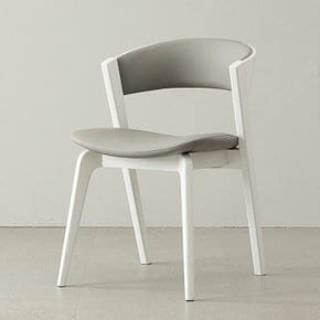 세젤 화이트 고무나무 원목 가죽 의자 체어 인테리어 식탁 주방 카페 CHAIR