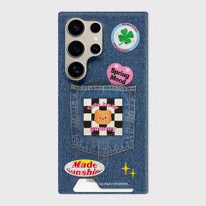 /더나인몰 gummy patch denim [맥세이프 카드수납 폰케이스]