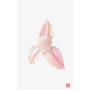 럽럽 핑크럽 _ Conch shell 콩크쉘 브로치 _ 자개 브로치