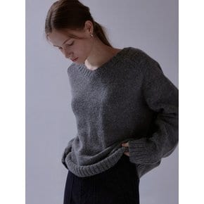 Bush raglan v knit (dark gray)