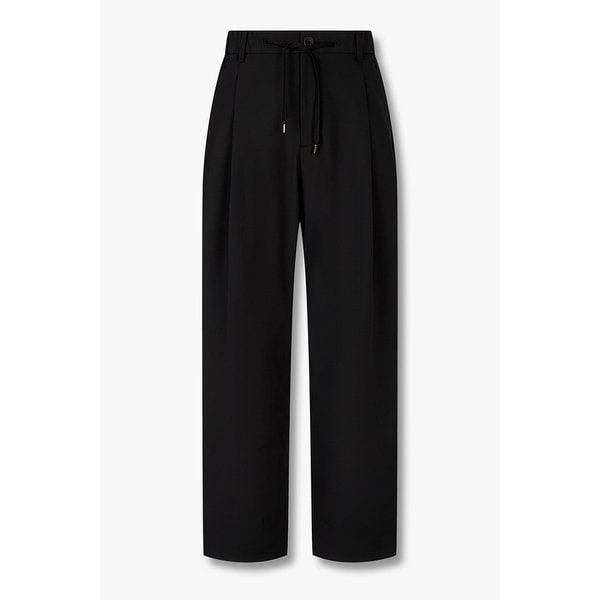 남성 원 턱 플리츠 드로스트링 팬츠 4615360021000