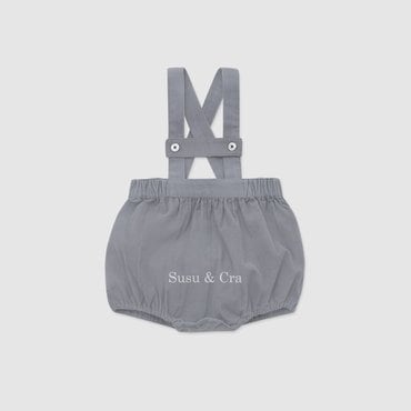 슈슈앤크라 mini 베로아 코듀로이 롬퍼 ㅡ 라이트그레이