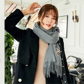 아이우먼 윈터캐시자수목도리 DTC432M012 그레이 (S6437416)