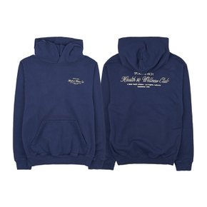 H&W CLUB HOODIE NAVY WHITE 공용 헬시 앤 웰니스 클럽 후드