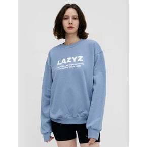 Lettering Logo Sweatshirts - Sky