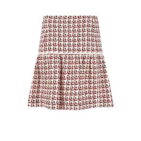 살바토레 페라가모 SALVATORE FERRAGAMO GONNE Womens Skirt 136344750610 REDOFFWHITENAVY Mult