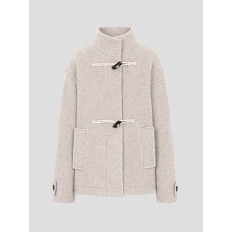 구호 플러스 Boucle Duffle Midi Coat  Ivory (KE5X30M100)