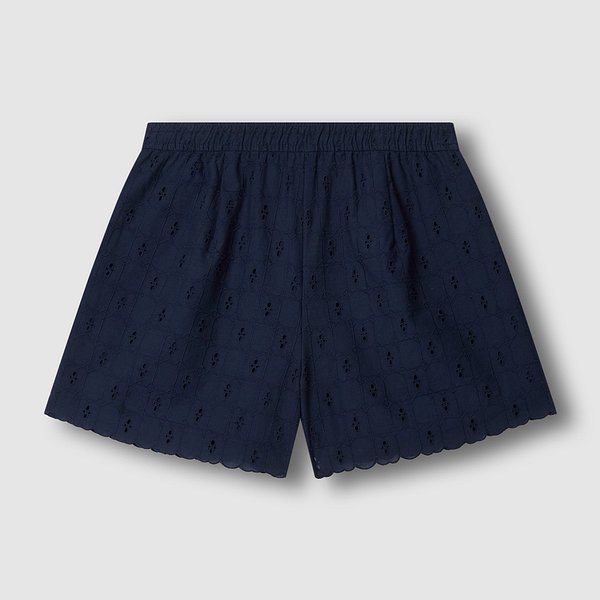 여 아일렛 하프 팬츠 J126201090056