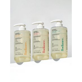 실키벨벳 살리실산 닭살피부 착색피부 등드름 약산성 바디워시 750ml 3종1택