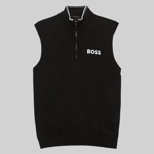 BOSS [WI][Green] 레귤러핏 골프 니트 조끼 블랙 (50510711001)