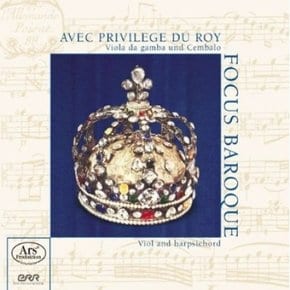 [CD]마레, 라모, 쿠프랭, 에르벨루아 등의 비올과 하프시코드를 위한 음악 / Avec Privilege Du Roy - Viol And Harpsichord