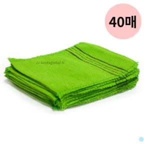 홈인더스토리 때밀이 때수건 이태리 타올 장갑용 40매