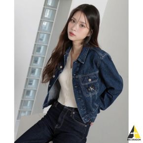 캘빈클라인 JEANS [뉴진스착장]여성 크롭 90S 데님 자켓 J2236701A4 112765101