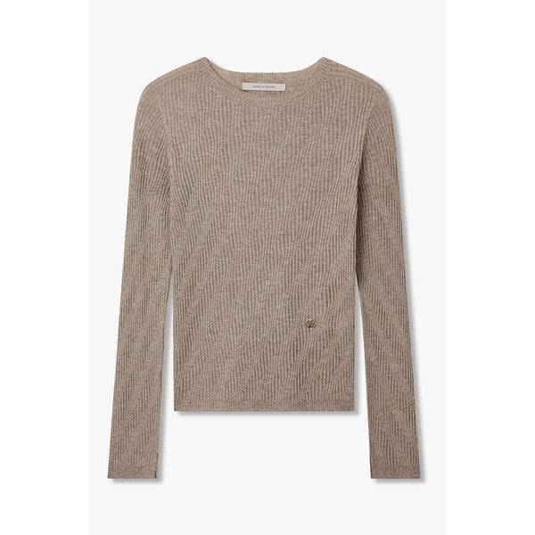 슬림 핏 리브드 니트 풀오버 7155450700160