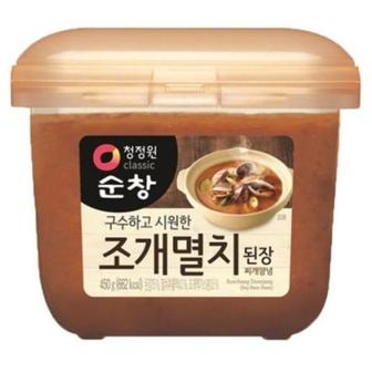  청정원 순창 조개멸치 찌개된장양념 450g x 3개