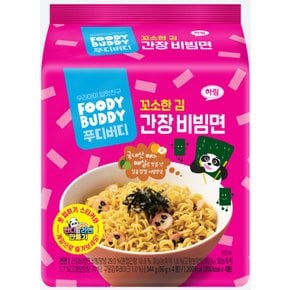 신상 푸디버디 간장비빔면 86g*4개