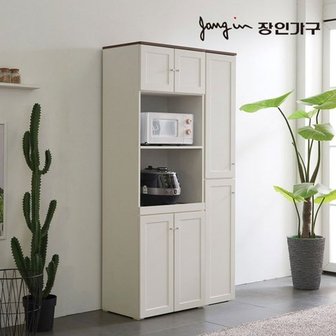 장인가구 쉐프IV 1800 렌지대 밥솥 수납장+틈새장