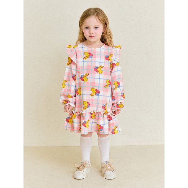 스트로베리체크원피스