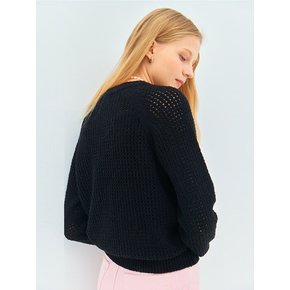 PUNCHING ROUND PULLOVER(moat black)