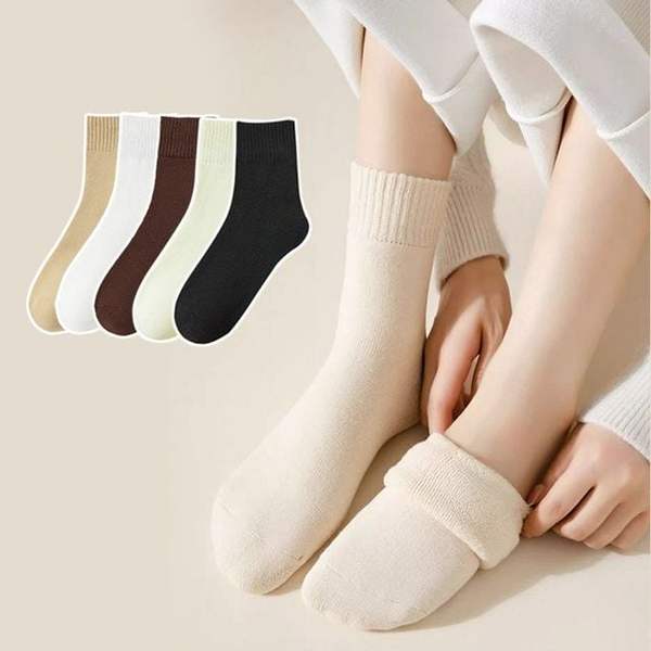 확대된 대표 겨울골지양말 여자양말 겨울여성패션 방한 골지니삭스