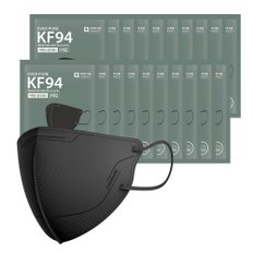 에버퓨어 새부리형 마스크(KF94)(블랙/대형) 100입