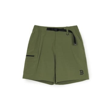 MLB 고프코어 립스탑 5부 벨트 카고 반바지 (3ASMB0453-43KAL)
