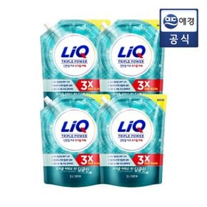 [S]리큐 진한겔 딥클린 트리플 파워 2L 4개 일반 드럼