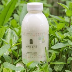 소가 먹는 풀까지 재배하는 효덕목장 무가당  플레인 요거트  500ml 4개 1000ml 180ml