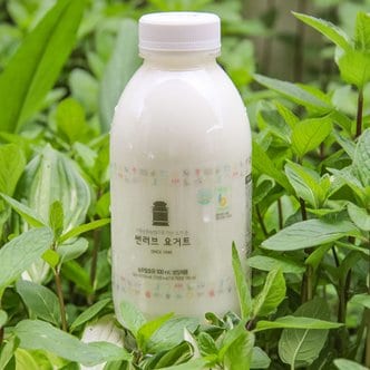 둘러앉은밥상 소가 먹는 풀까지 재배하는 효덕목장 무가당  플레인 요거트  500ml 4개 1000ml 180ml