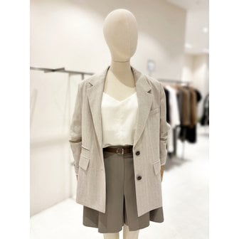 온앤온 [부산점] 린넨블렌드 싱글재킷 (NJW6MJ432)