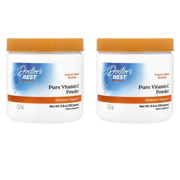 해외배송 Doctor`s Best 닥터스베스트 퓨어 비타민C 파우더 퀄리-C 250g 2개