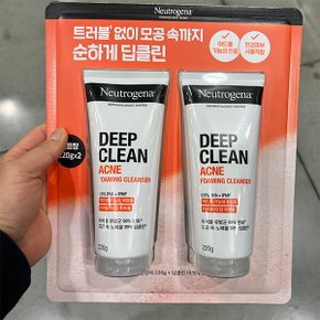 딥클린 아크네포밍클렌저 220g x 2입