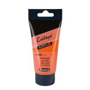 칼리지 아크릴물감 75ml_250 Red Orange