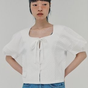 Tie Blouse_WHITE