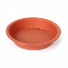 원형 플라스틱 화분받침 2호