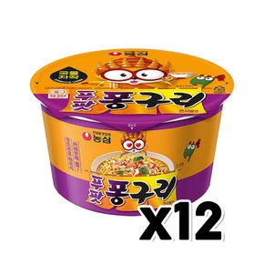 농심 푸팟퐁구리 컵라면 큰사발면 104g x 12개