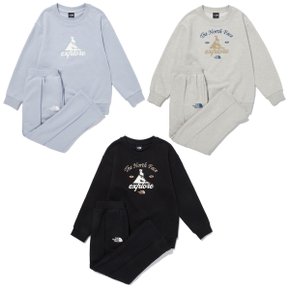 NM5MQ60 키즈 익스플로어 스웻 셋업 KS EXPLORE SWEAT SET UP