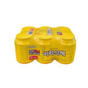 비락 식혜 캔 238ml x 6개입 캔 음료