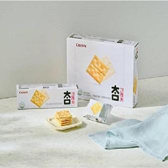  크라운 참크래커 대용량 10입(280g x 10개) 1박스 무료배송