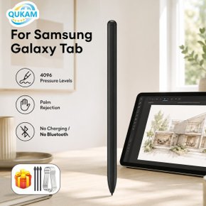 2026 마그네틱 러스 S펜 호환용 삼성 탭 S6 라이트 S7FE S8  S9 울트라 4096 레벨 압력 감지 지우개 앤 플