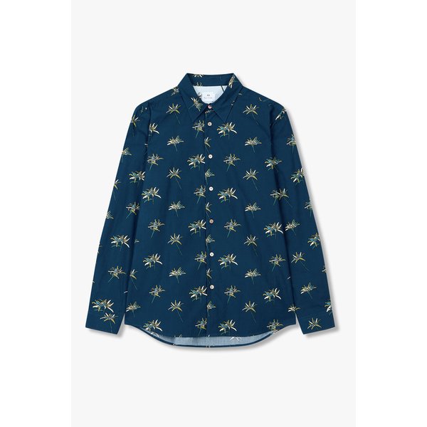 [PS PAUL SMITH] 에델바이스 프린트 코튼 셔츠 5735303001000