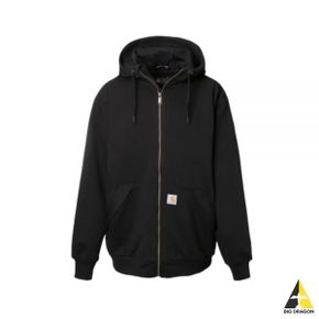 CARHARTT 칼하트 24FW THERMAL LINED FULL-ZIP HOODED SWEATSHIRT (104078-001) (미드웨이트 써