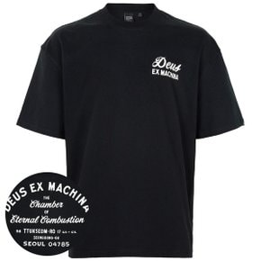 [부산점] 데우스엑스마키나 블랙 서울 사인 티셔츠 D261MTS155 BLACK