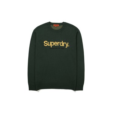 SUPERDRY 코어 로고 라운드 니트(SDUSWDO04HNT)