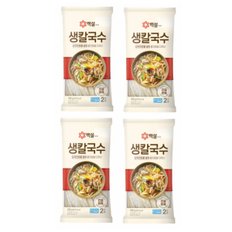 백설 생칼국수면 300gx4 맛있는 간편식 간식 한국식품