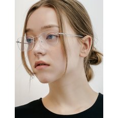 32012 geek chic rimless glasses  2colors