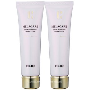 멜라케어 듀얼 톤업 선크림 40ml x2개