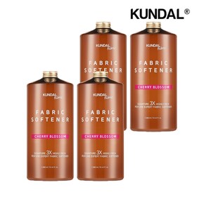 쿤달 시그니처 3배 초고농축 리치 퍼퓸 엑스퍼트 섬유유연제 체리블라썸 1580ml x4개